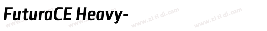 FuturaCE Heavy字体转换